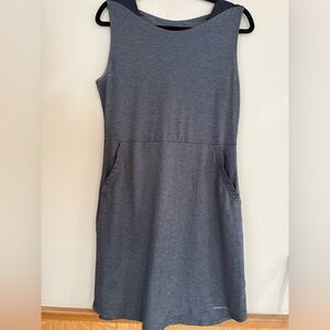 Columbia | Gray Sheath Dress | Sleeveless Bateau Neck
